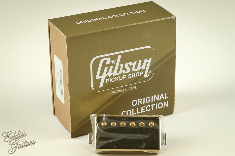 Gibson 57 Classic Double Black, Gold Cover, 2-Conductor, Potted, Alnico 2