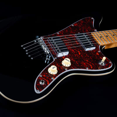 JET JJ-350 Bk Offset Electric Guitar - Black image 3