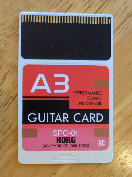 RARE Korg A2 / A3 SPC-01 Guitar-1 card in Great shape! | Reverb
