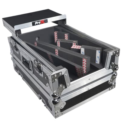 ProX XS-DJ505LTBL Flight Case For Roland DJ505 Controller w/Sliding Laptop  Shelf