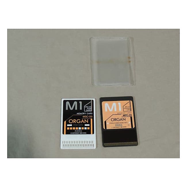 Korg M1 Organ memory card MPC-09 & MSC-09 for M-1 /M1R | Reverb