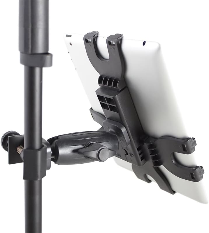 Gator Frameworks Adjustable Clamping Tablet Mount; Attach to Most Standard Mic Stands (GFW-UTL-TBLTCLMP) image 1
