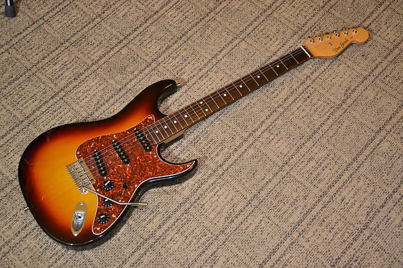 Don Grosh Retro S, USA, tri-color burst, Strat with rosewood | Reverb