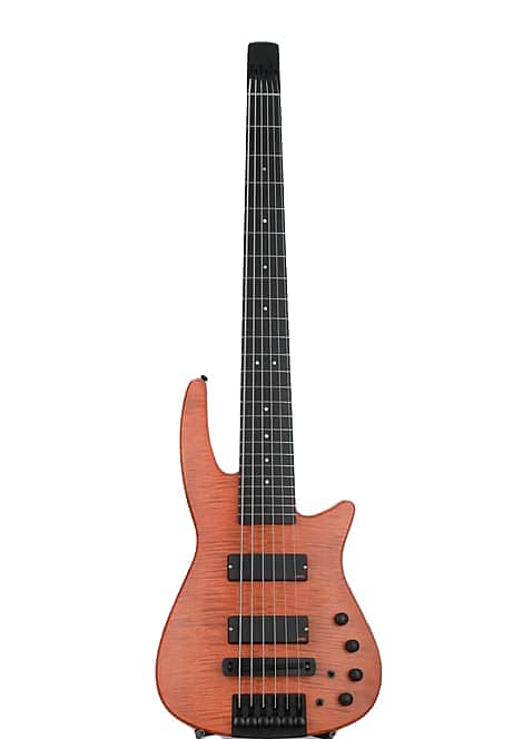 NS Design CR6 Bass Guitar, Amber Satin,
Fretless, Limited Edition, New, Free Shipping, Authorized Dealer image 1