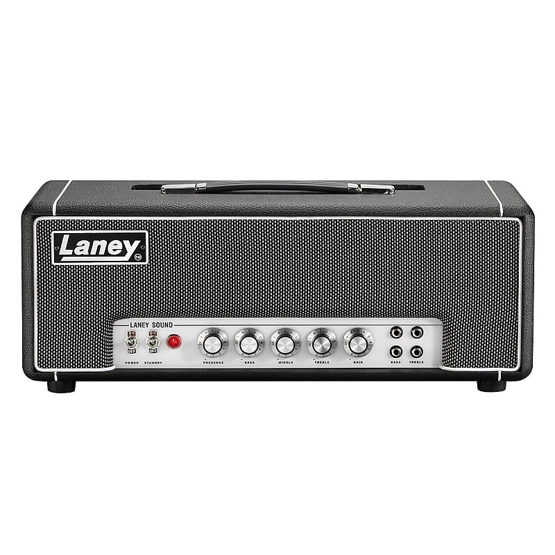 Laney LA30BL Black Country Customs Guitar Amplifier Head, 30-Watt Channel image 1