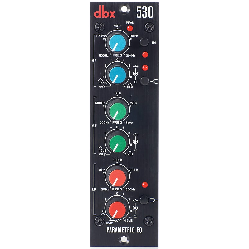 DBX 530 Parametric 3-Band Equalizer 500-Series Module image 1