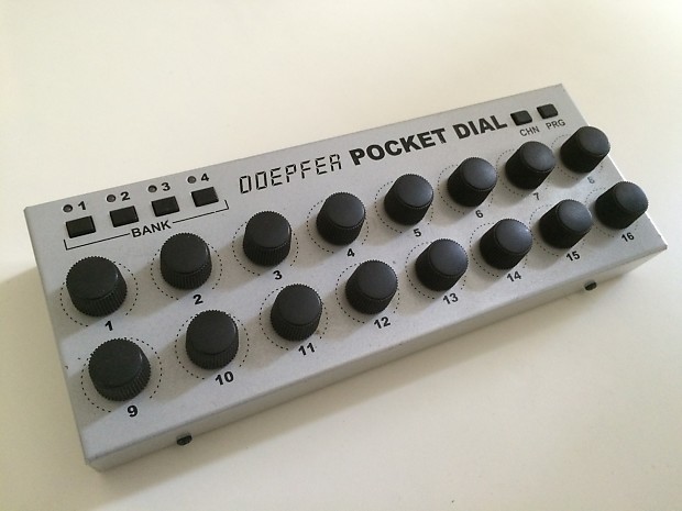 Doepfer Pocket Dial: MIDI Controller with 16 Rotary Encoders