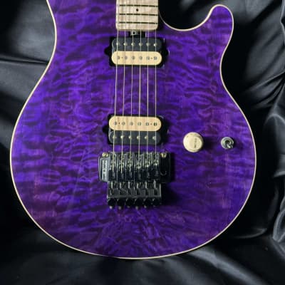 Ernie Ball Music Man Axis BFR Nitro Purple Quilt Ball Family Reserve Limited image 2