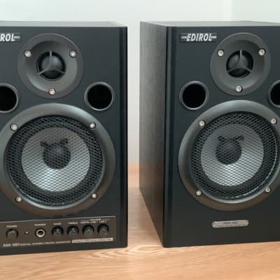 Roland Edirol MA-15D Stereo monitor speakers Black | Reverb