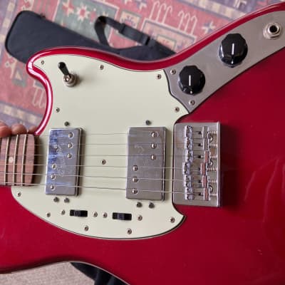 Fender Pawn Shop Mustang Special 2012 - 2013 - Candy Apple Red w/ Fender Bag image 10