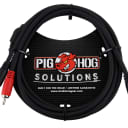 Pig Hog 6ft 3.5mm Male to Dual RCA Male Stereo Breakout Cable TRS Mini 1/8"