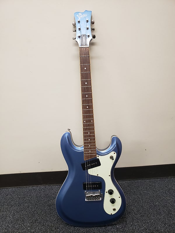 Aria VM Junior - Ventures Model Electric Guitar - Metallic Blue | Reverb