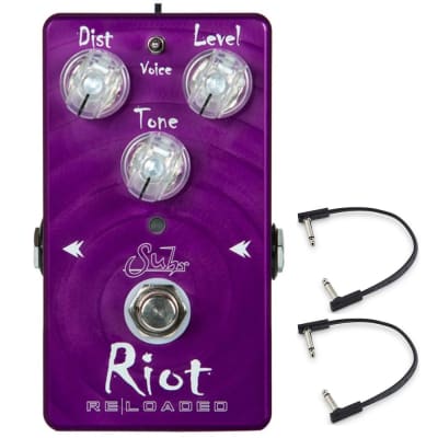 Suhr Riot Reloaded Distortion Overdrive Guitar Effects Pedal w/ (2) Flat Patch for sale
