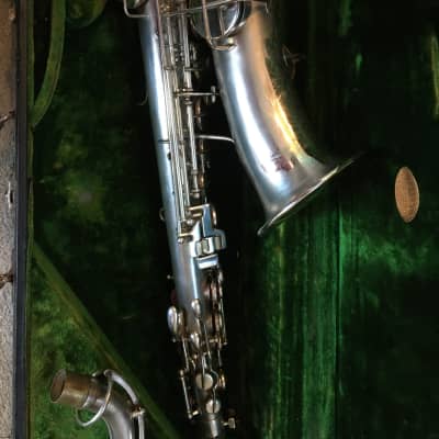 Vintage York Alto Saxophone 1920’s Silver plated image 3
