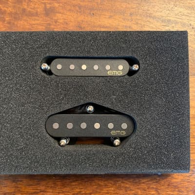 EMG T52 Retro Active Telecaster Pickup Set Black | Reverb