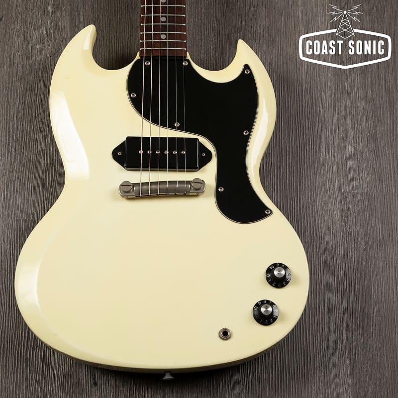 Rare 1987 Greco SJR63 SG JR made in Japan white Junior