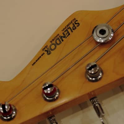 Super Rare SPLENDOR Mini Precision Bass 1970S Black Japanese Vintage. image 7