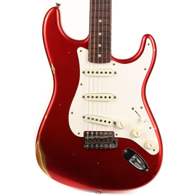 Fender Custom Shop Limited Edition 1959 Stratocaster Relic Faded Aged Candy Apple Red image 1