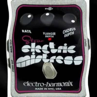 Electro-Harmonix Stereo Electric Mistress Flanger/Chorus  Effects Pedal image 2