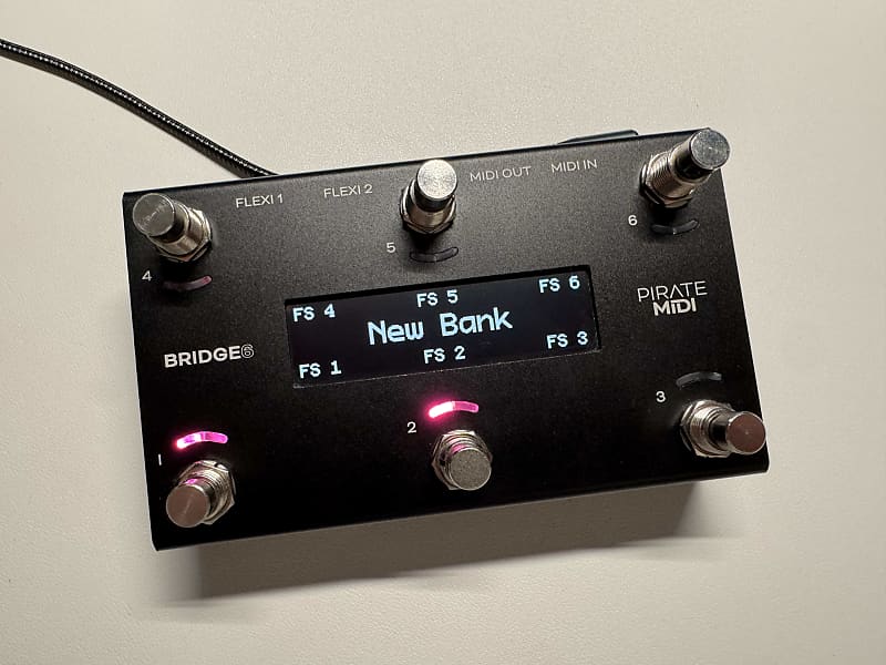 BRIDGE6 PIRATE MIDI コントローラー BRIDGE6 MIDI Foot Controller – PIRATE MIDI