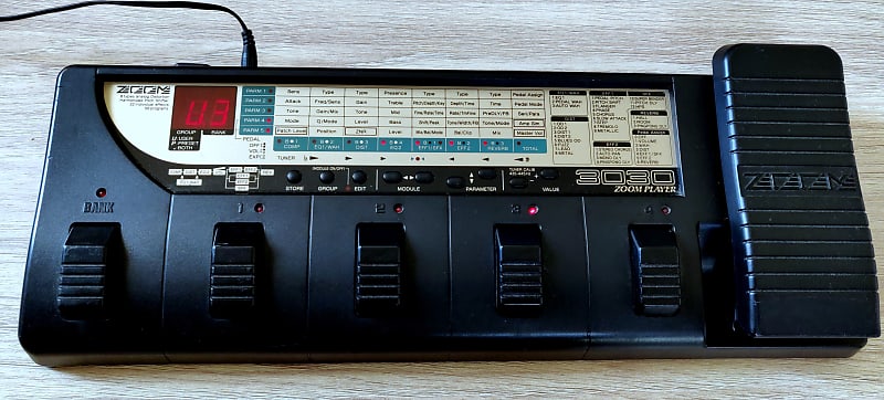 Zoom 3030 Guitar Stereo Multi FX Processor Player / vintage 80s / 90s multi FX unit imagen 1