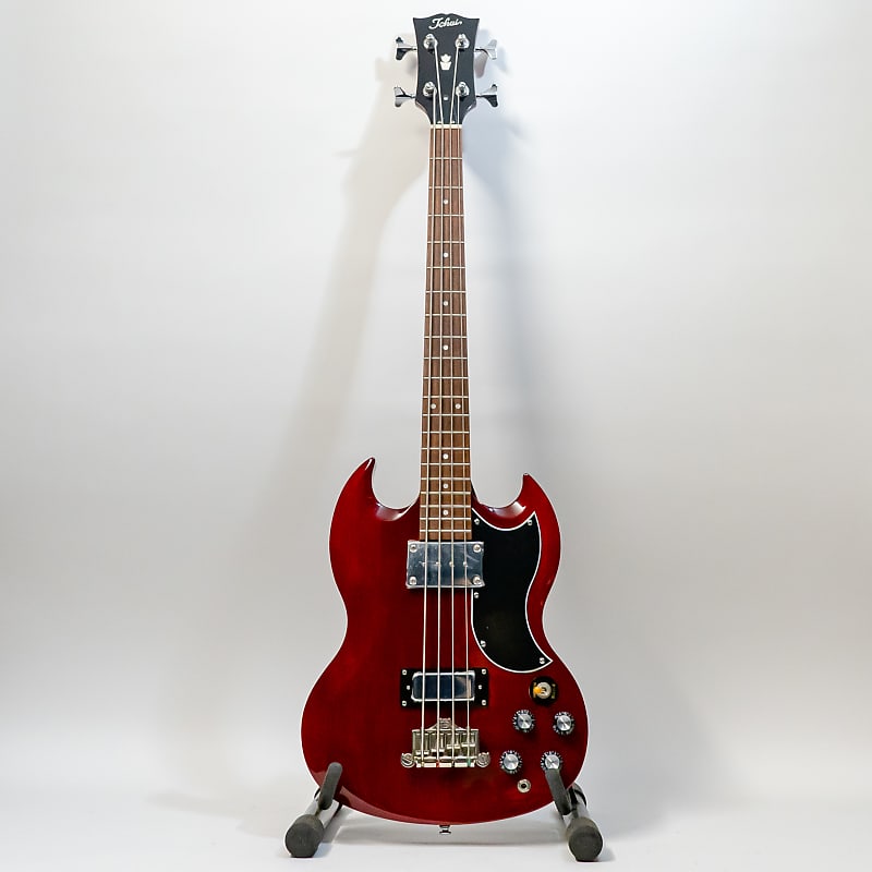 2018 Tokai SGB-48-CH Traditonal Series SG Electric Bass Guitar - Heritage  Cherry | Reverb UK