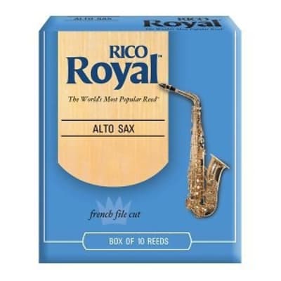 Rico Royal Alto Sax Reeds, Box of 10, Strength 3.5 image 2