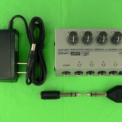 Behringer HA400 4 Channel Headphone Amp, Also Boosts Sound To Portable Devices Used  Tested image 3