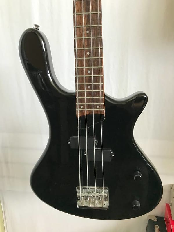 Washburn T12 Electric Bass Guitar Black | Reverb