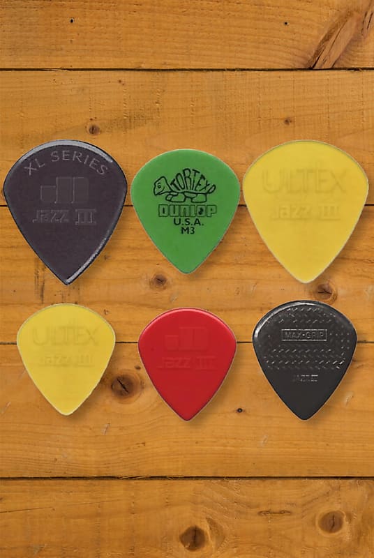 Dunlop Jazz III Variety Pack Mixed Gauges 6 Pack Reverb Portugal