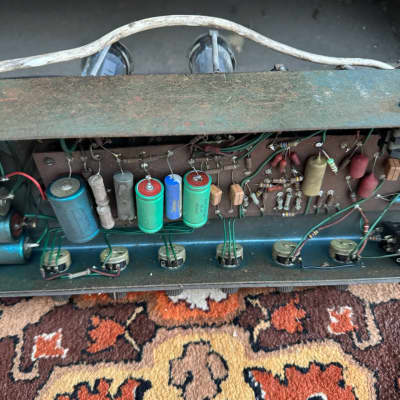 Vintage 1960s Carlsbro CS40-60 EL34 Valve Guitar Amplifier Head w/ Lay Down TFs image 25