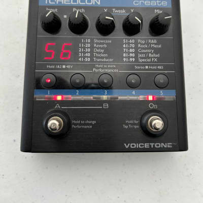 TC Helicon VoiceTone Create 2007 - 2009 - Black | Reverb