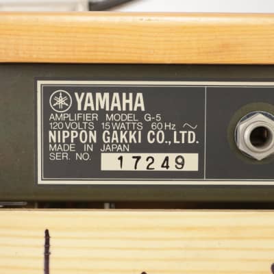 Vintage Yamaha G-5 Guitar Amplifier Practice Combo owned by Leland Sklar #38829 image 12