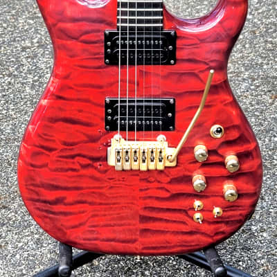 Carvin DC400 Red Quilted Maple w/ OHSC image 2