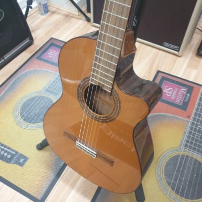 Almansa 403E Cutaway Electro Acoustic Classical Guitar image 2