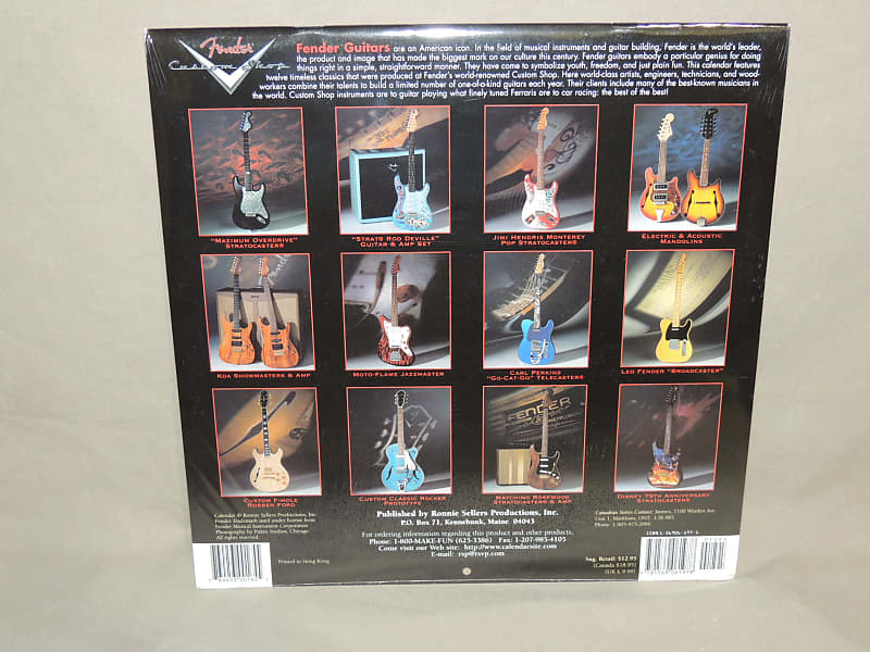The Vintage Guitar Calendar 1998～2001 The Vintage Guitar Calendar 1998～2001 2001 Design ZX