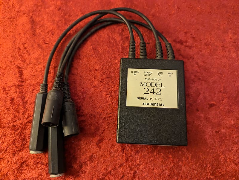 Sequential Model 242 Splitter Midi Clock Accessory Midi Reverb