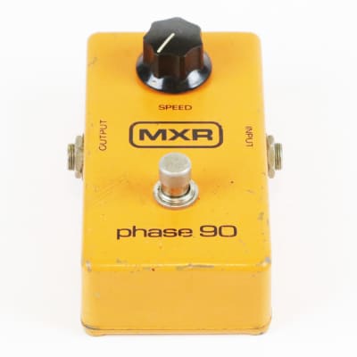 1980 MXR M101 Phase 90 Vintage Original MX-101 Orange Phaser Block Logo Phasor Analog Phase Shifter Effects Pedal Stompbox image 2