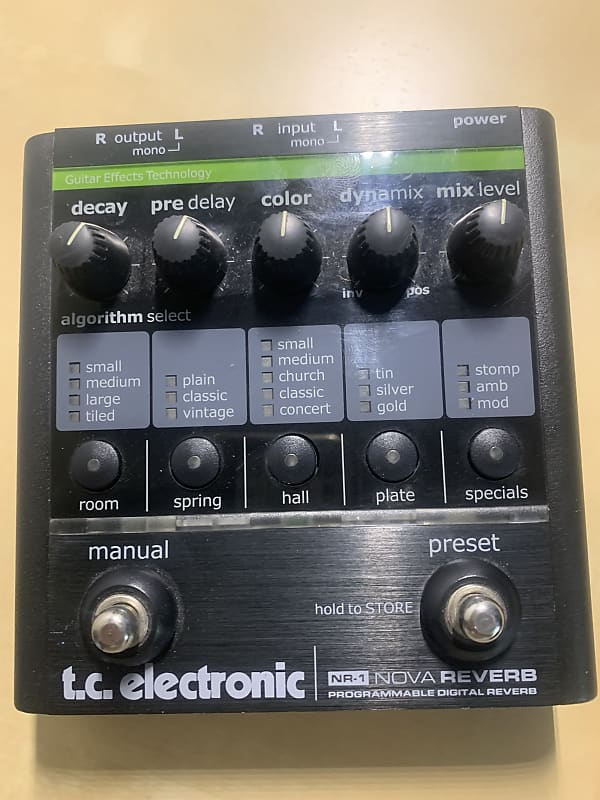 【動作確認済み】tc electronic Nova Reverb Amazon.com: TC Electronic NR-1 Nova Reverb Guitar Pedal