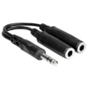 Hosa YPP-118 1/4" TRS to Dual 1/4" TRSF Y Cable