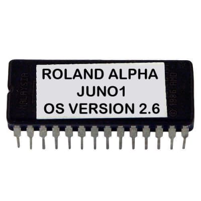Roland Alpha Juno 1 Latest OS V 2.6 Update Upgrade Firmware Eprom Juno1
