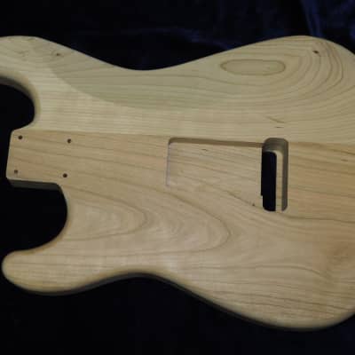 2 Piece Aged Cherry Wood Strat Style Stratocaster body - 4lbs 14oz #3280 image 6