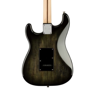 Squier Affinity Series HSS Stratocaster FMT Electric Guitar, Maple FB, Black Burst image 4