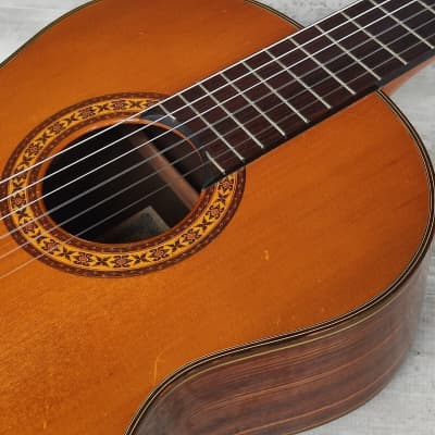 1988 Ryoji Matsuoka M-30 Nylon String Japanese Classical Guitar (Natural) image 4