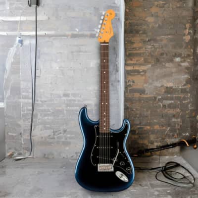 Fender American Professional II Stratocaster 6-String Rosewood Fingerboard Electric Guitar (Right-Hand, Dark Night) image 9