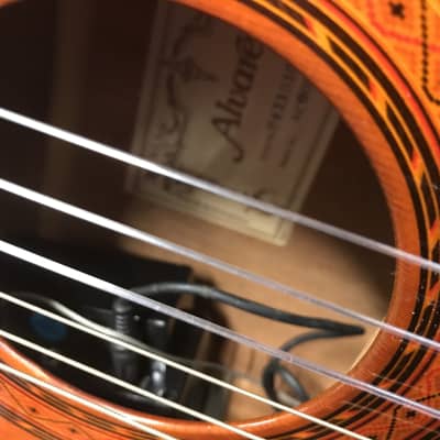 Alvarez AC60SC Classical Acoustic-Electric Guitar mid 2000s discontinued model in excellent condition with beautiful vintage hard case and key included. image 16