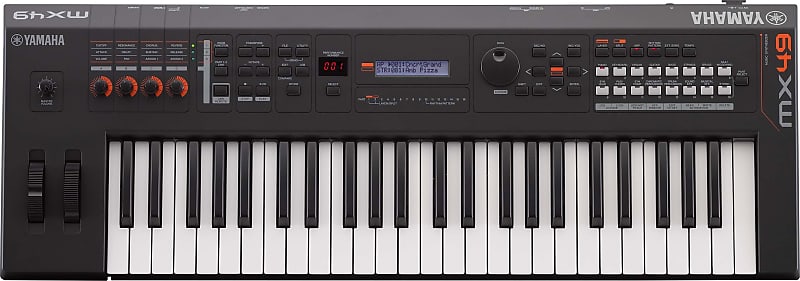 Yamaha Black MX Synth, 49 key, 1000+ Motif voices, VCM FX, USB Audio/MIDI interface. DAW remote capa image 1