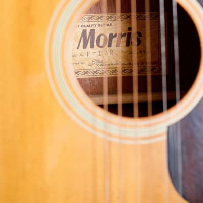 Morris F-13D 1972 Acoustic OM Guitar Made In Japan Pre-Owned