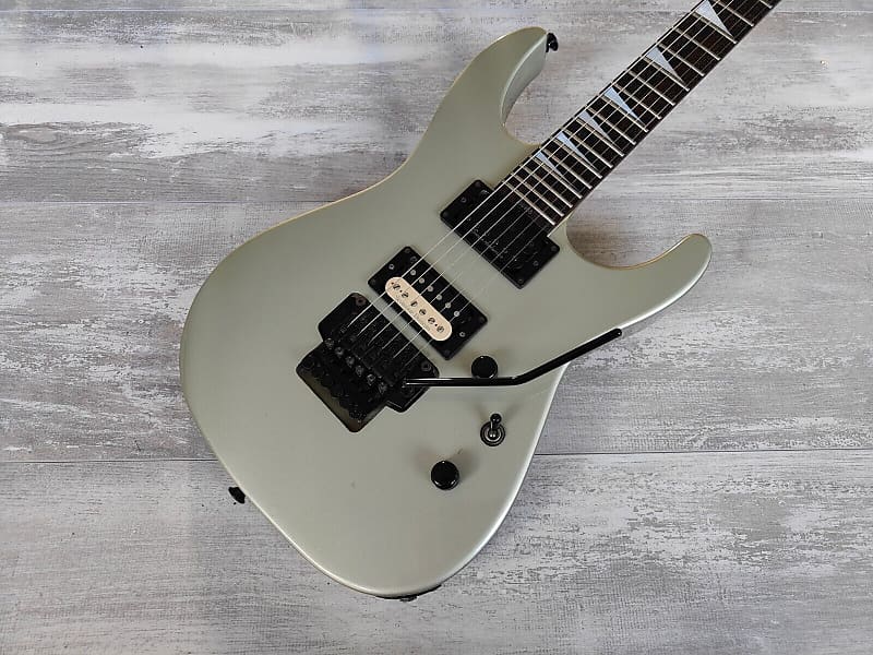 1990's Grover Jackson Japan Neckthrough Soloist (Silver