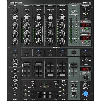 Behringer DJX750 Professional 5-Channel DJ Mixer w/ Advanced Digital Effects & BPM Counter image 4